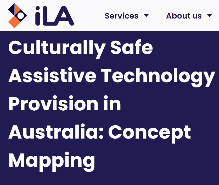 Culturally Safe Assistive Technology Provision in Australia: Concept Mapping