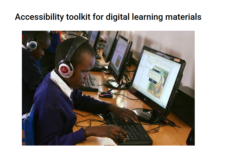 Accessibility toolkit for digital learning materials