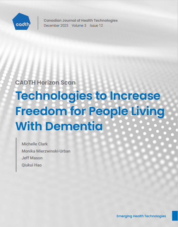 Technologies to Increase Freedom for People Living With Dementia