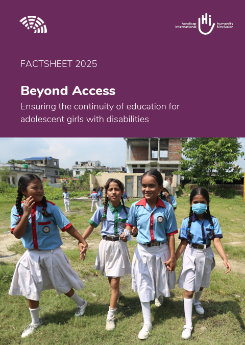 Beyond Access  Ensuring the continuity of education for adolescent girls with disabilities