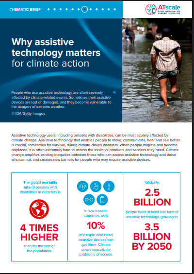 Why assistive technology matters for climate action.