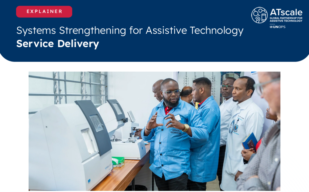 Systems strengthening for assistive technology service delivery