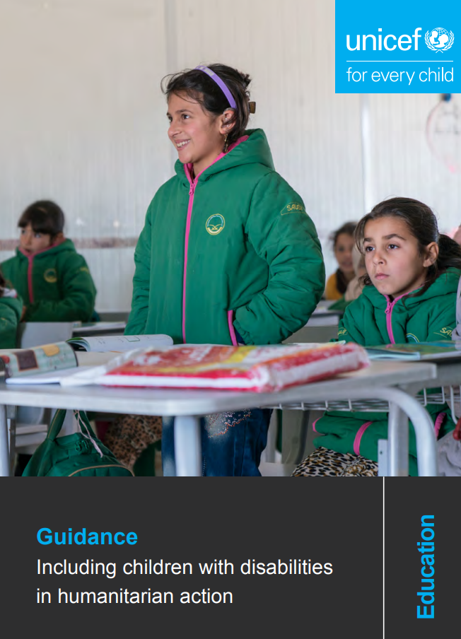 Including children with disabilities in humanitarian action. Education