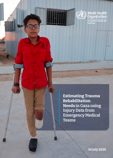 Estimating Trauma Rehabilitation Needs in Gaza using Injusy Data from Emergency Medical Teams