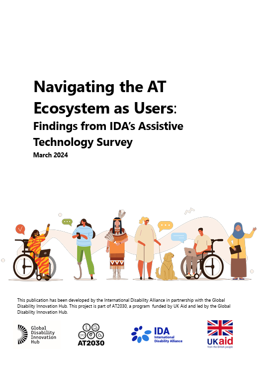Navigating the AT Ecosystem as Users: Findings from IDA’s Assistive Technology Survey