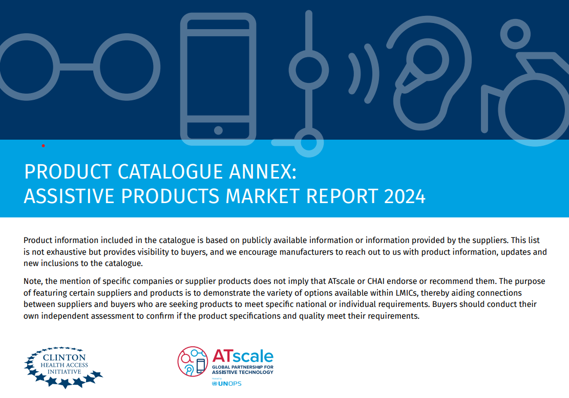Assistive products market report 2024 Product Catalogue Annes