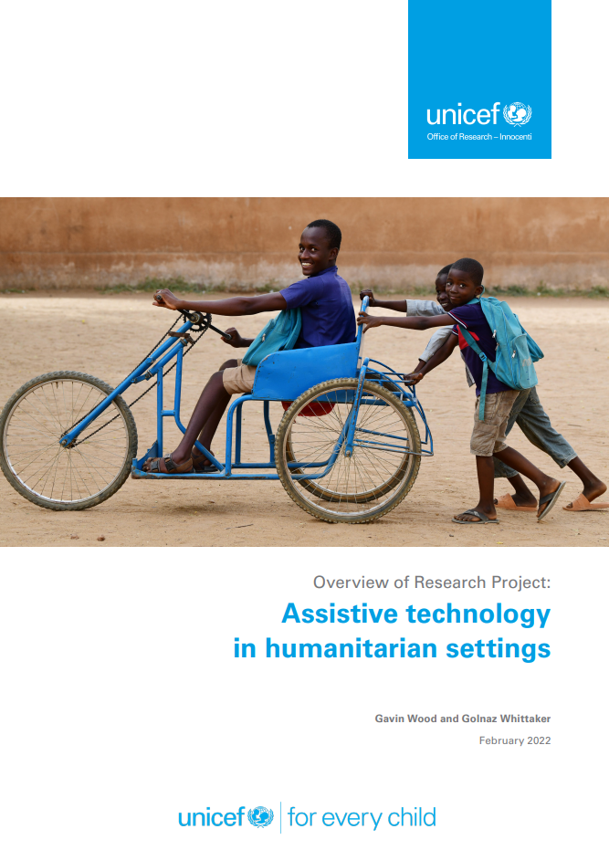 Assistive Technology in Humanitarian Settings: For children with disabilities
